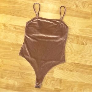 Velvet bodysuit